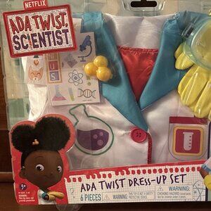 Ada Twist, Scientist Dress-Up Set, Size 4-6X - New / Sealed